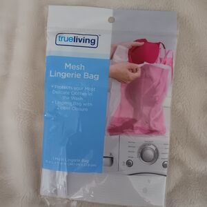 Trueliving Pink Mesh Lingerie Bag